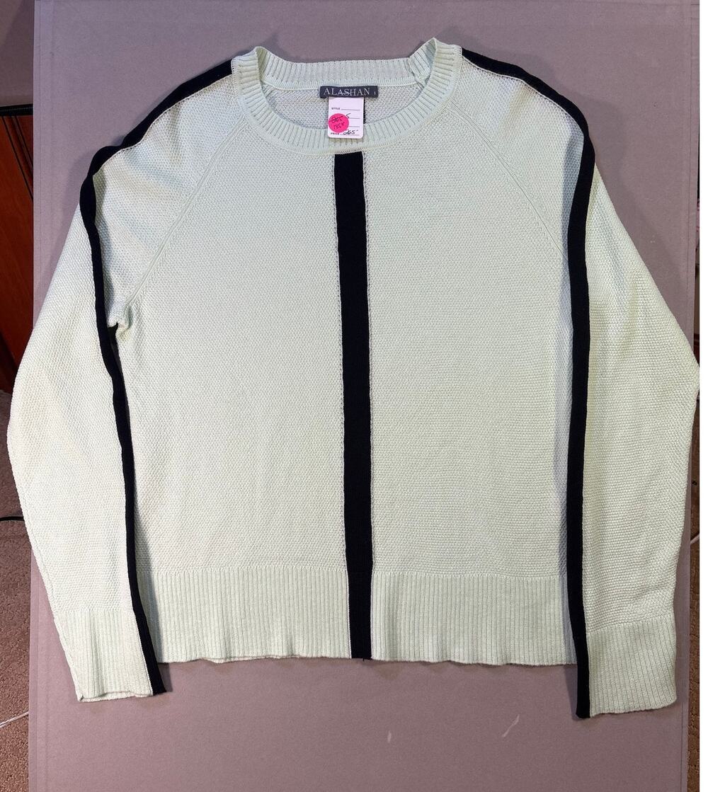 NWT Alashan Cotton/Cashmere Cropped Sweater. Women's size small.